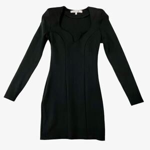 Lovers + Friends Do Over Long Sleeve Dress - Black - Small